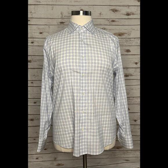 Bonobos plaid Athletic Fit button-down shirt Size 16.5/35 - Picture 1 of 5